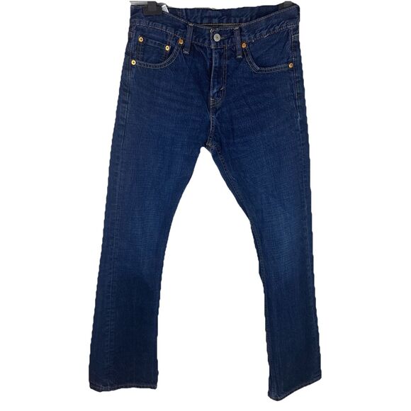 Levis Mens 29x30(29X29) 527 Bootcut Denim Blue Jeans